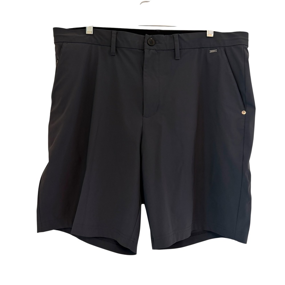 Vuori Fleet Chino Shorts Mens 36 Charcoal Gray Technical Stretch Recycled V3043